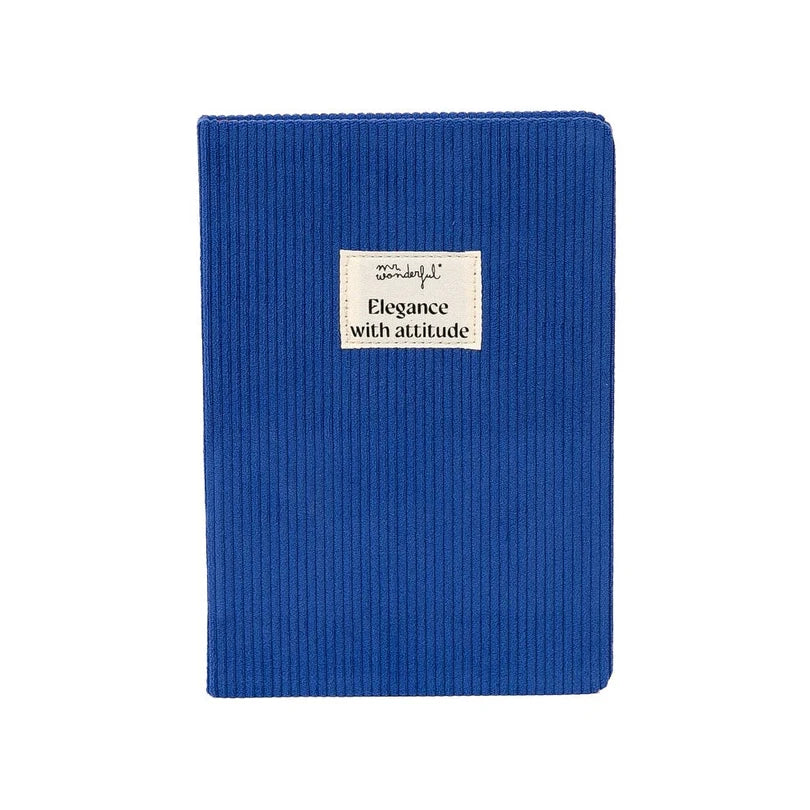 Taccuino A5 Velluto Blu - Mr Wonderful