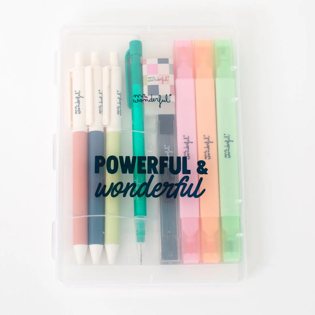Set scrittura - Mr Wonderful