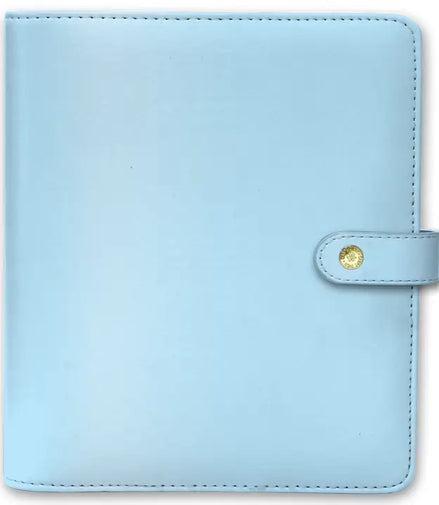 Planner con anelli A5 azzurro