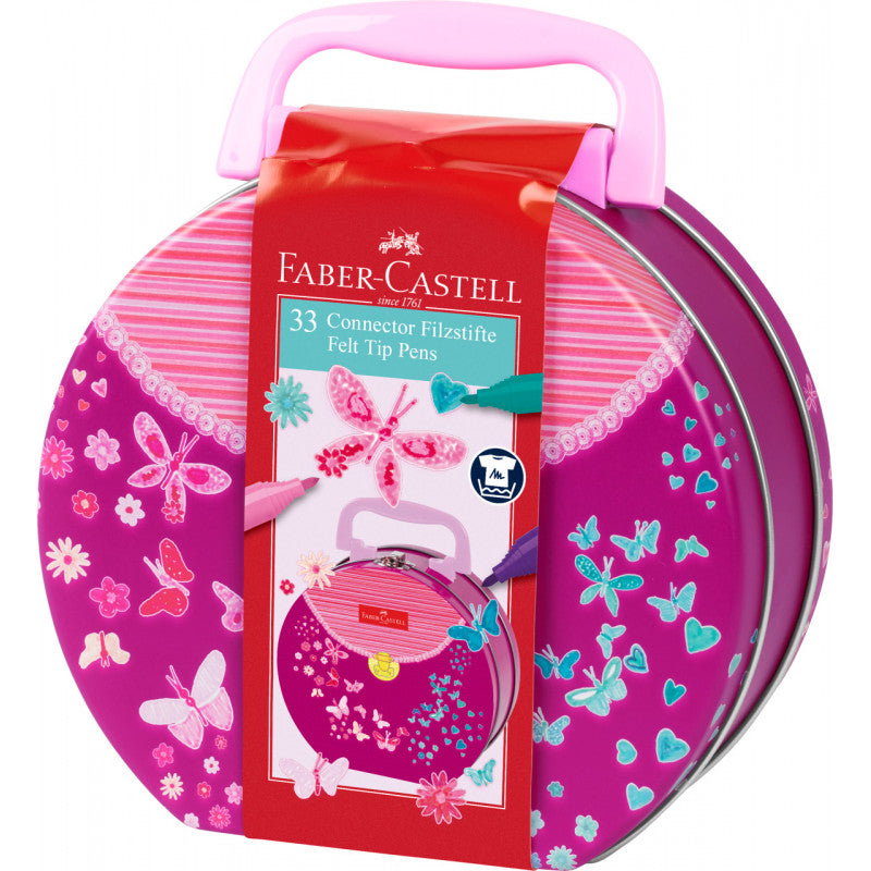 Scatola in latta borsetta pennarelli - Faber Castell