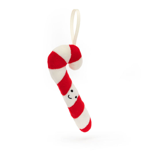 Festive Folly Candy Cane Decoration Jellycat