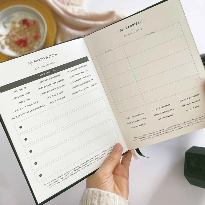Fitness Diary Nero e Rosa
