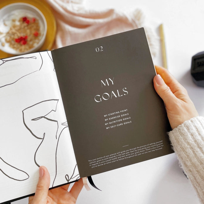 Fitness Diary Nero e Rosa