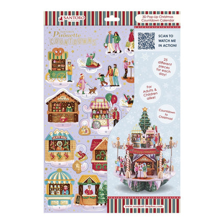Calendario dell'avvento 3D POP-UP Santoro
