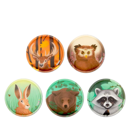 Klettie Set Forest Animal Ergobag - Personalizza il tuo zaino