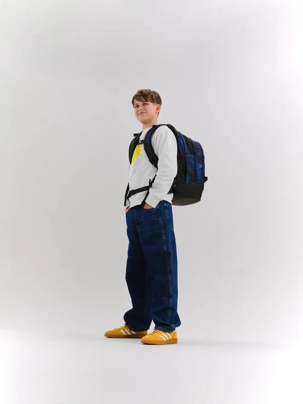 Zaino Satch Pack Seismic Blue - Non rovina la schiena dei tuoi ragazzi