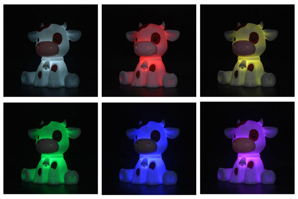 Luce notturna a forma di mucca