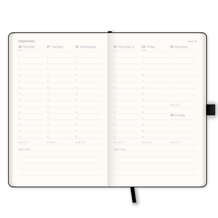 Agenda Settimanale Verticale 2027 Eden Wild Garden - Castelli