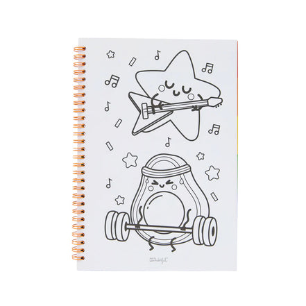 Libro da colorare e adesivi - Mr Wonderful