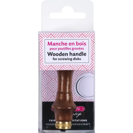 Manico per sigillo ceralacca legno