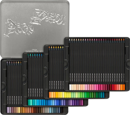 Confezione in metallo da 100 matite colorate Black Edition Faber-Castell