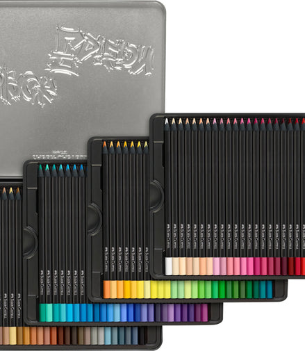 Confezione in metallo da 100 matite colorate Black Edition Faber-Castell