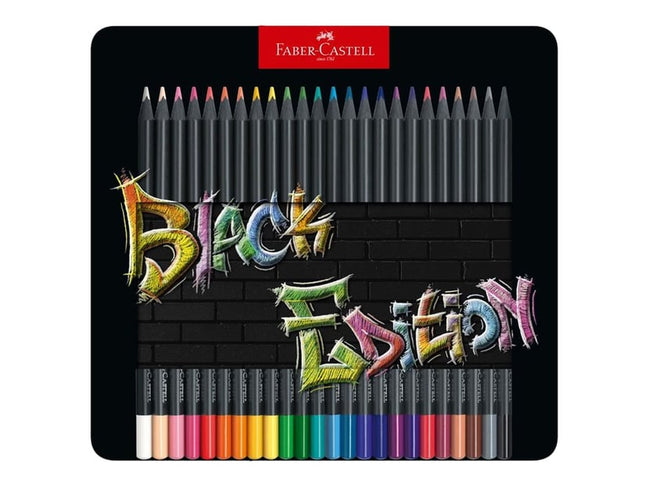 24 matite colorate Black Edition - Faber-Castell