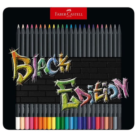 24 matite colorate Black Edition - Faber-Castell