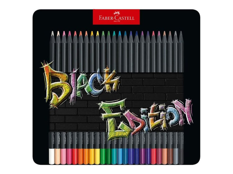 24 matite colorate Black Edition - Faber-Castell