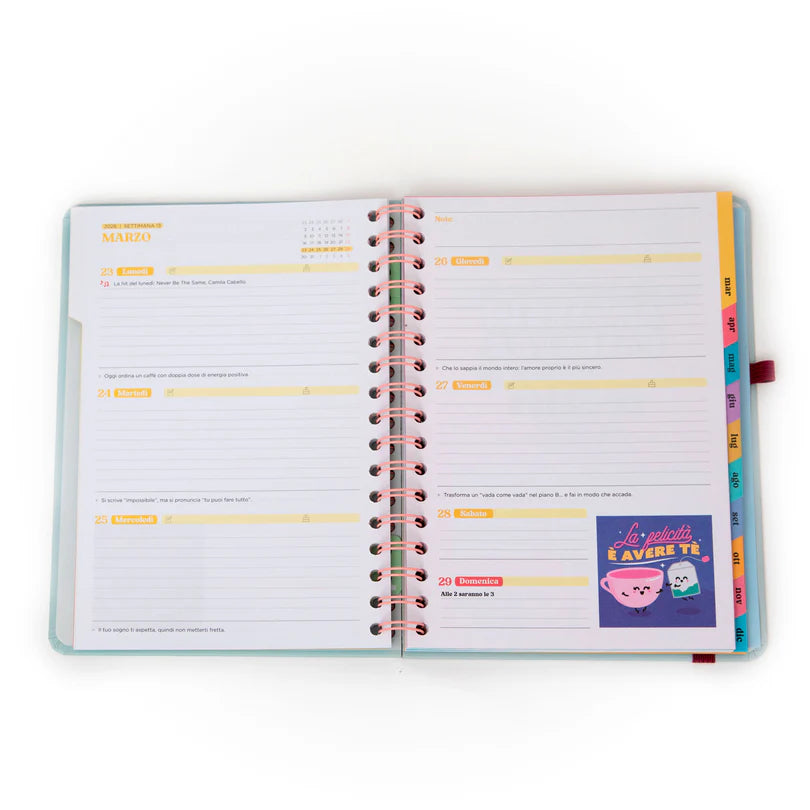 Agenda Wonder settimanale 2026 - Mr Wonderful