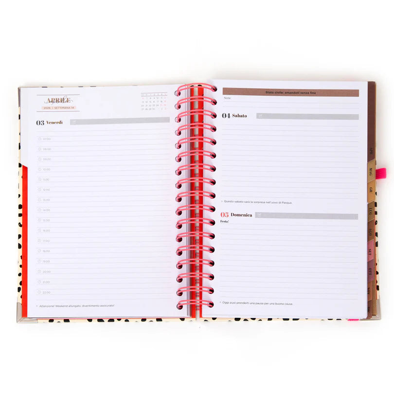 Agenda Office giornaliera 2026 - Mr Wonderful