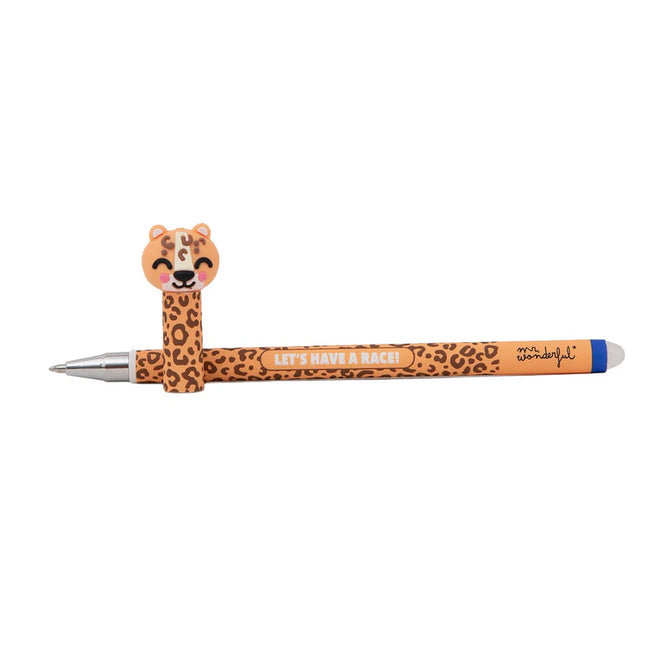 Penna cancellabile leopardo - Mr Wonderful