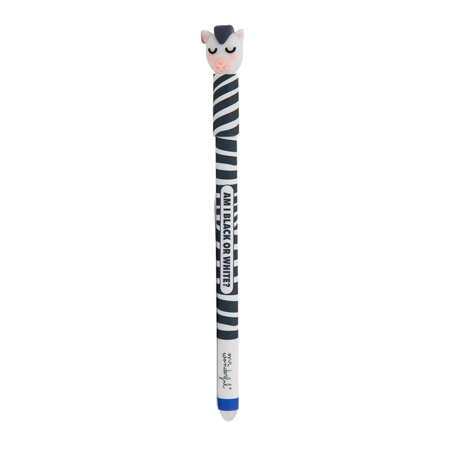 Penna cancellabile con cappuccio Zebra - Mr Wonderful