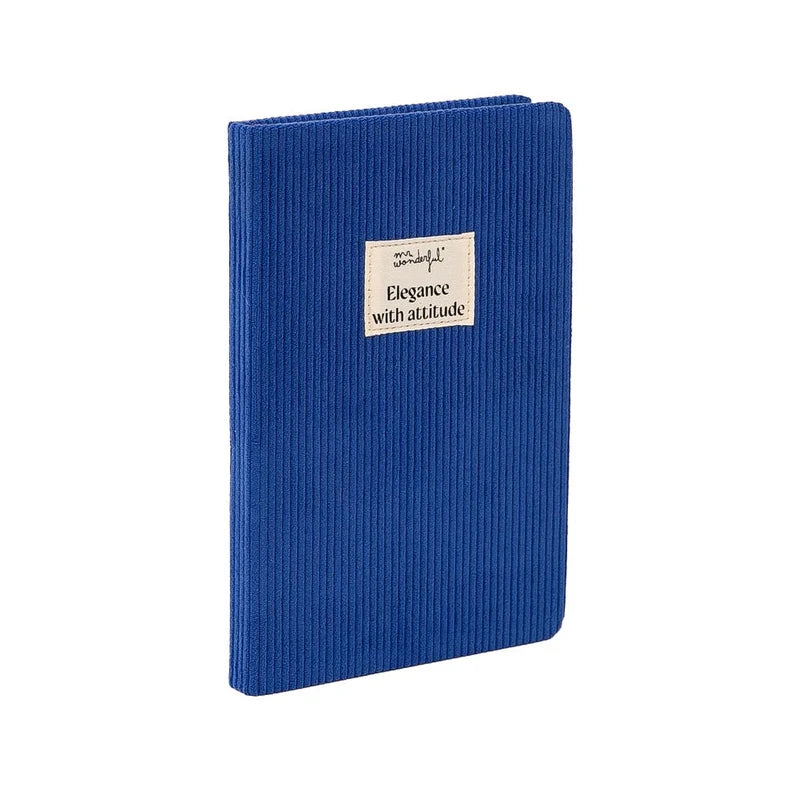 Taccuino A5 Velluto Blu - Mr Wonderful