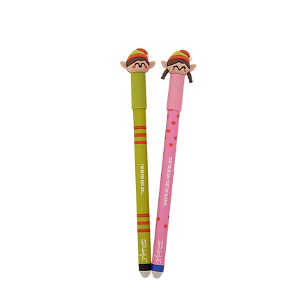 Set 2 penne cancellabili Natalizie - Mr Wonderful