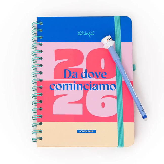 Agenda Office settimanale 2026 - Mr Wonderful