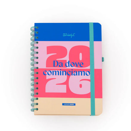 Agenda Office settimanale 2026 - Mr Wonderful