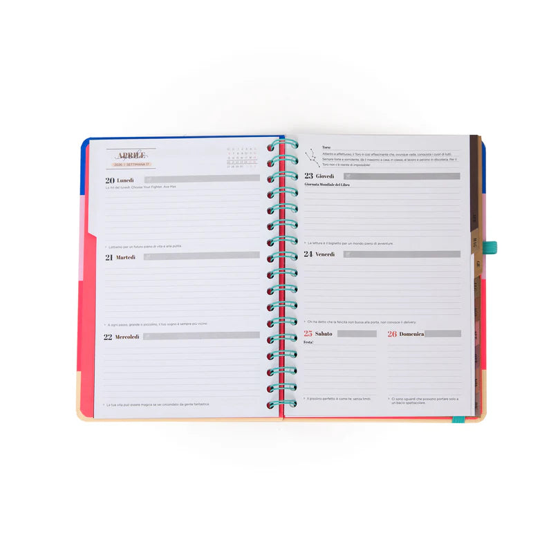 Agenda Office settimanale 2026 - Mr Wonderful