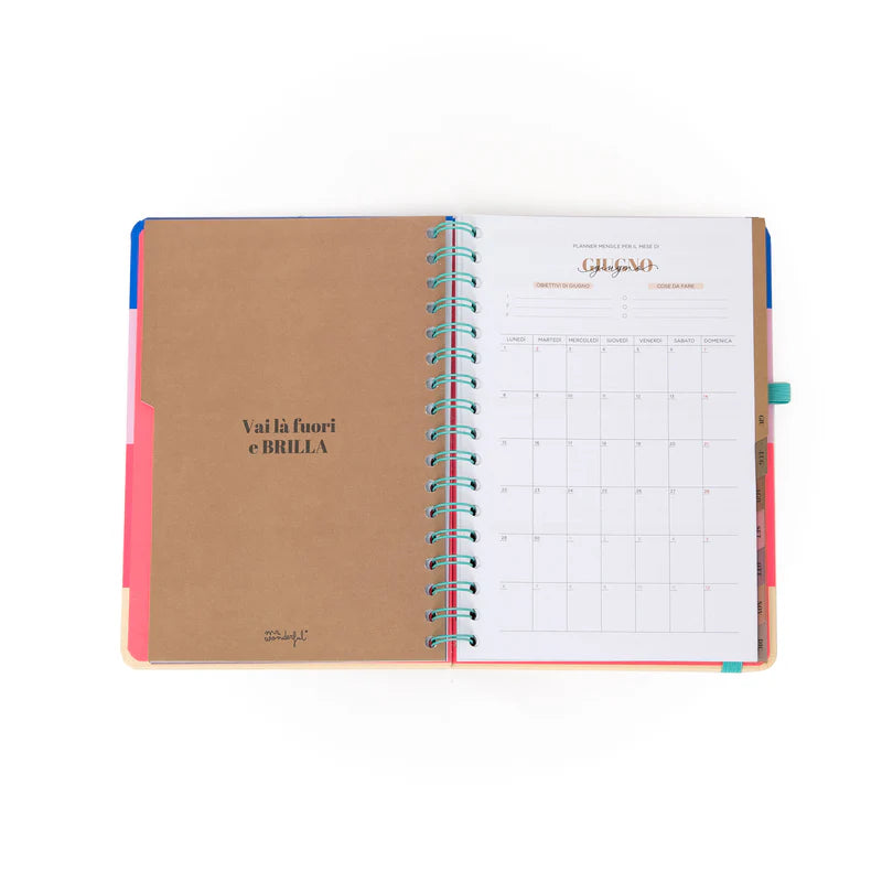 Agenda Office settimanale 2026 - Mr Wonderful