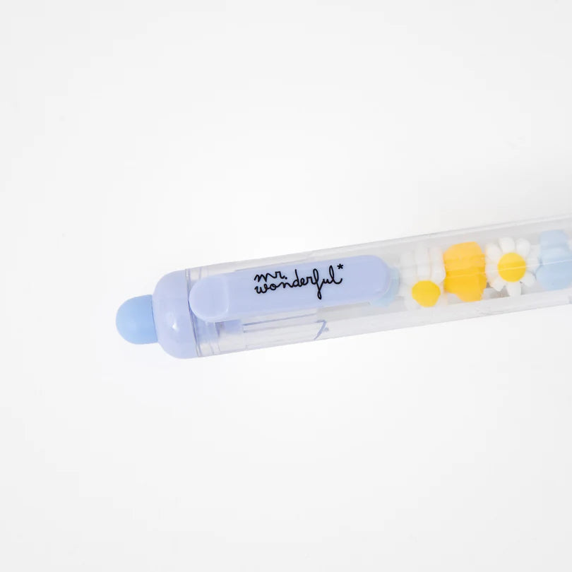 Penna a Sfera Mr Wonderful con Decorazione 3D – Scrivere Diventa Più Divertente e Creativo