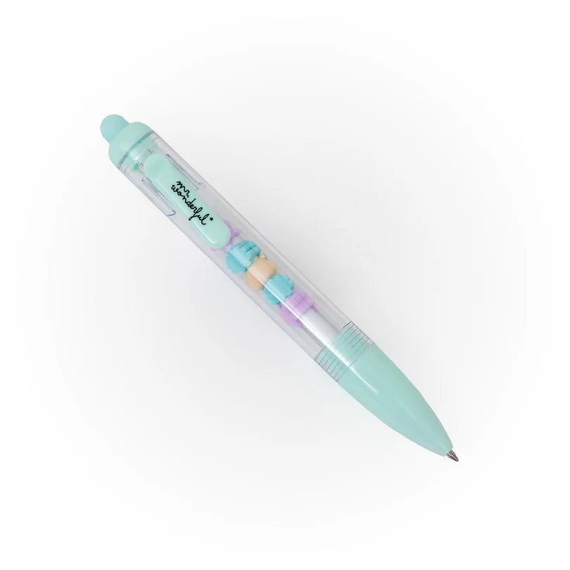 Penna a Sfera Mr Wonderful con Decorazione 3D – Scrivere Diventa Più Divertente e Creativo