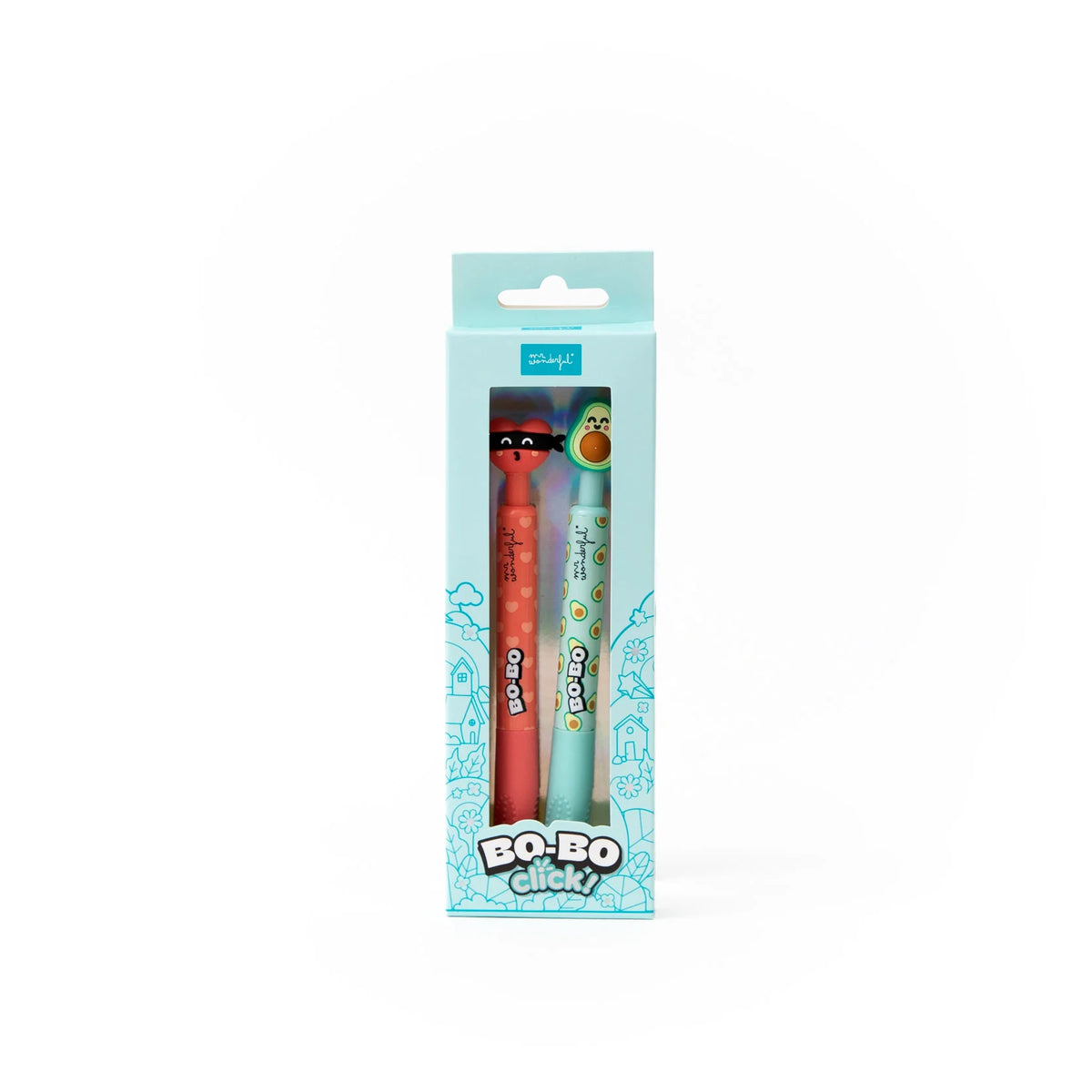 Set 2 Penna Cancellabili Bo-Bo Click - Mr Wonderful