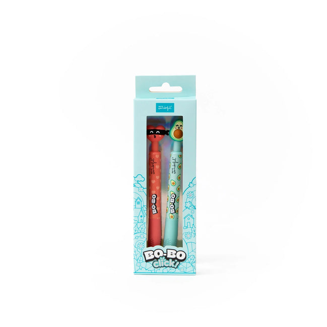 Set 2 Penna Cancellabili Bo-Bo Click - Mr Wonderful