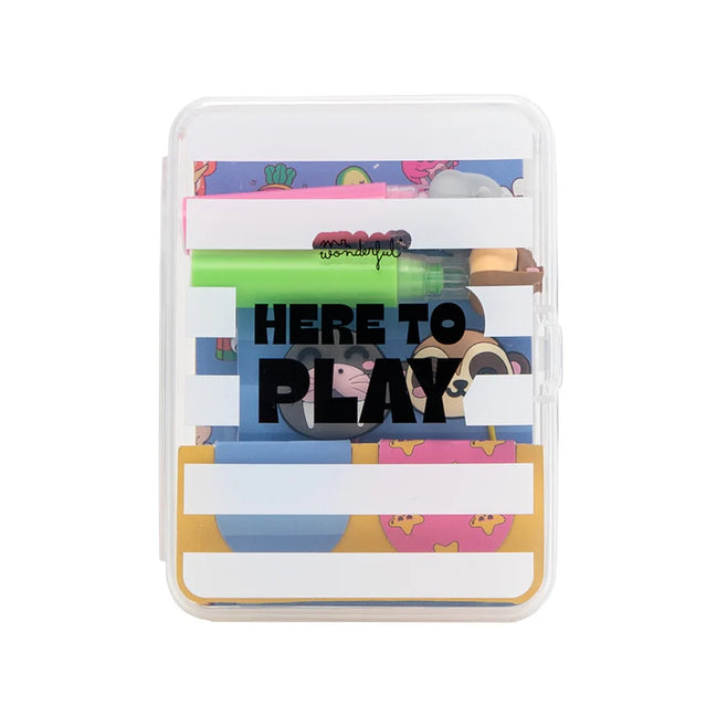 Kit per Decorare La Tua Agenda Here To Play - Mr Wonderful