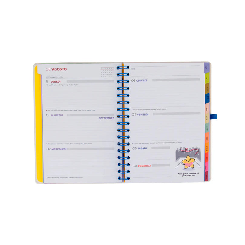 Agenda 2026/2027 Settimanale Ready - Mr Wonderful