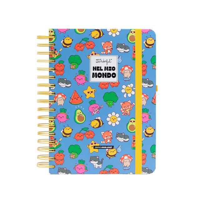 Agenda 2026/2027 Giornaliera nel Mio Mondo - Mr Wonderful
