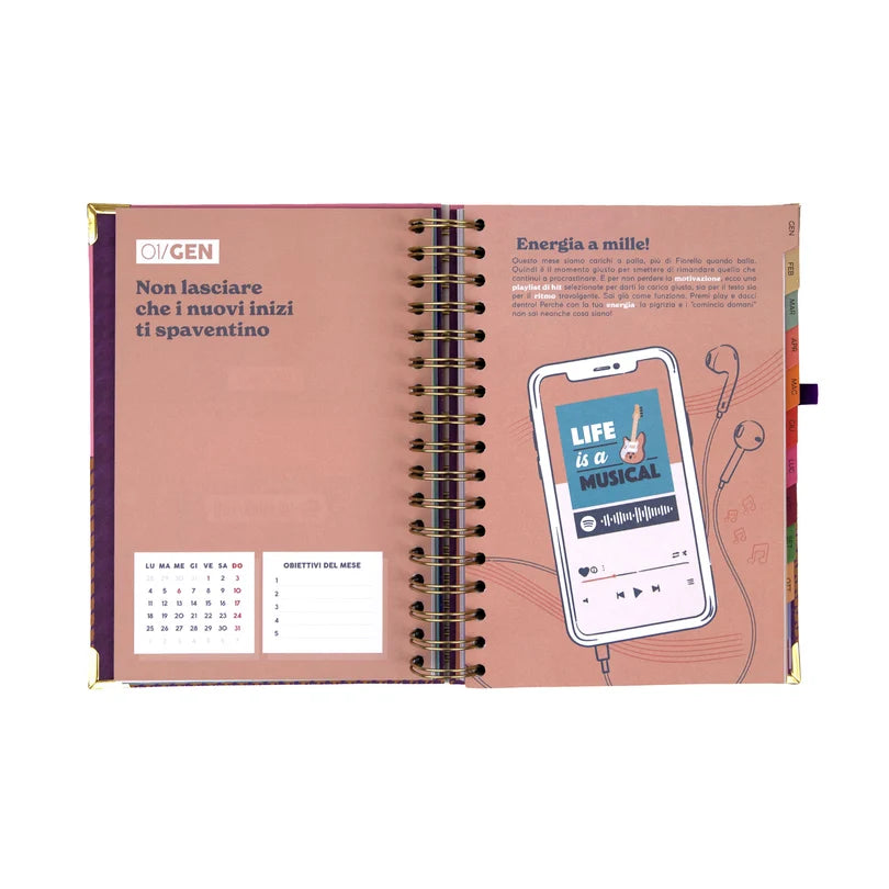 Agenda Classic Wonder 2027 Giornaliera Ordinata Quasi per Scelta - Mr Wonderful
