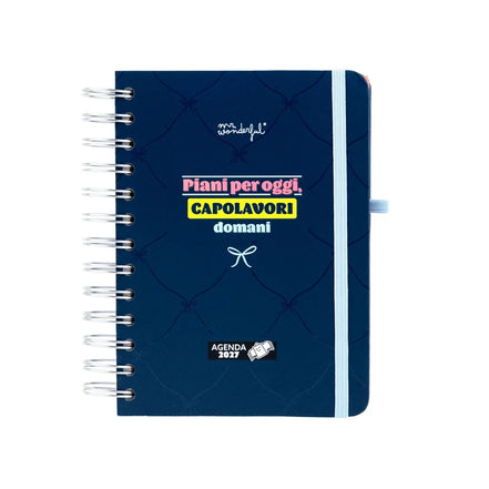Agenda Classic Wonder 2027 Giornaliera PICCOLA Piani per oggi Capolavori per Domani - Mr Wonderful