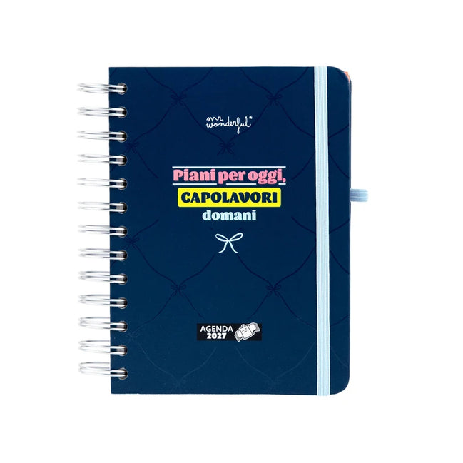Agenda Classic Wonder 2027 Giornaliera PICCOLA Piani per oggi Capolavori per Domani - Mr Wonderful