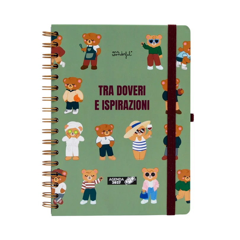 Agenda Classic Wonder 2027 Settimanale Tra Doveri e Ispirazioni - Mr Wonderful