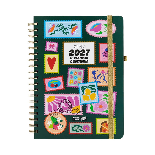 Agenda Classic Wonder 2027 Settimanale XL Il viaggio Continua - Mr Wonderful