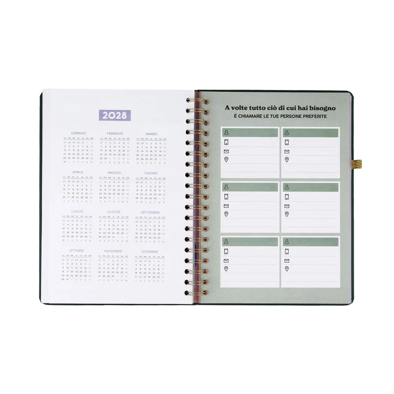 Agenda Classic Wonder 2027 Settimanale XL Il viaggio Continua - Mr Wonderful