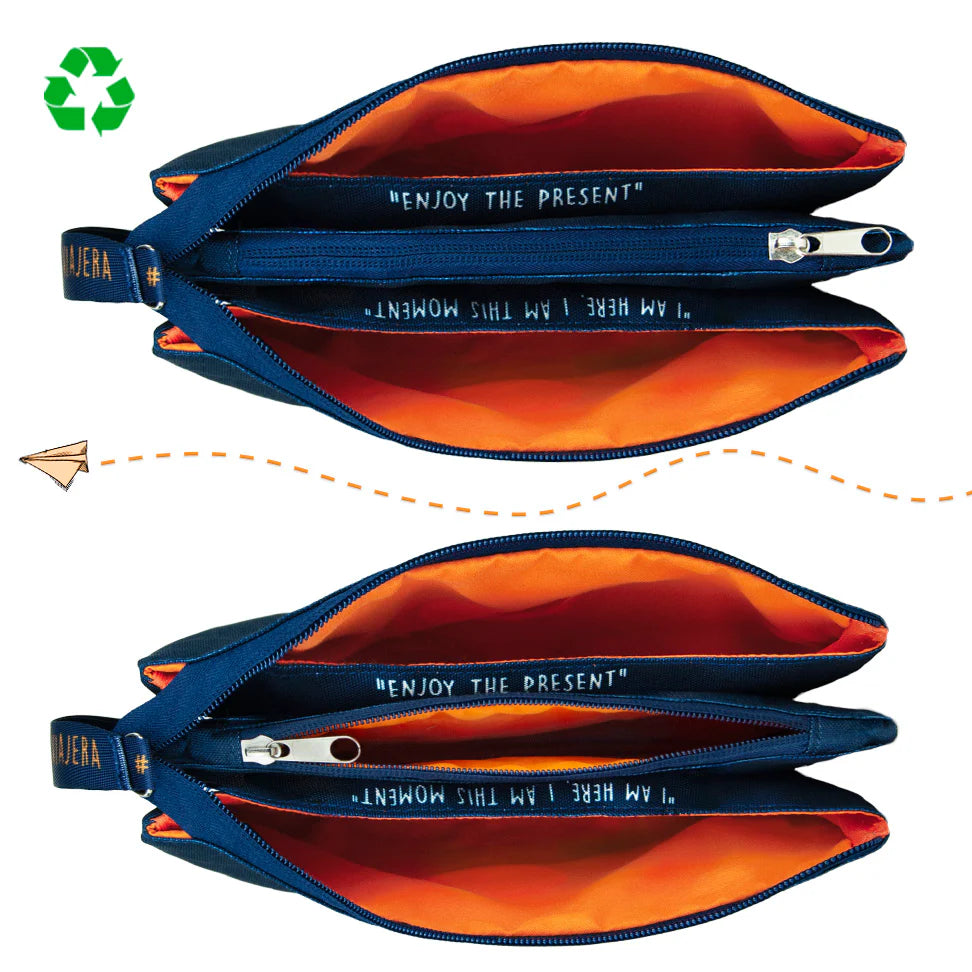 Astuccio Triplo Japan Pepita Viajera - Ordine e sostenibilità in un solo gesto