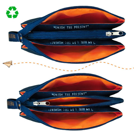 Astuccio Triplo Japan Pepita Viajera - Ordine e sostenibilità in un solo gesto