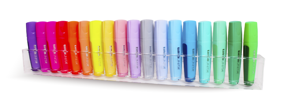 Set evidenziatori classici - Tinta Unita