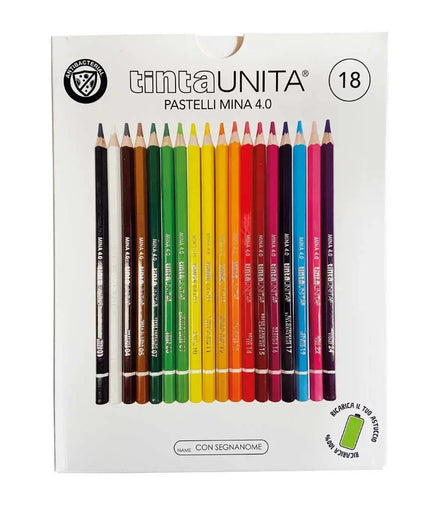 Matite colorate TintaUnita confezione da 18 pz