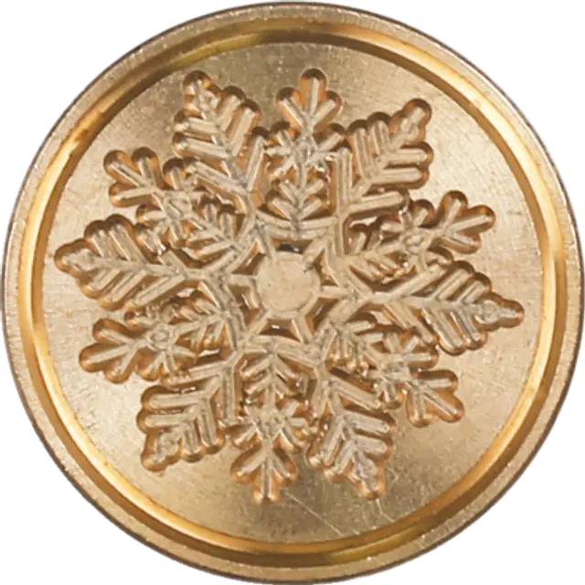 Sigillo per ceralacca fiocco di neve
