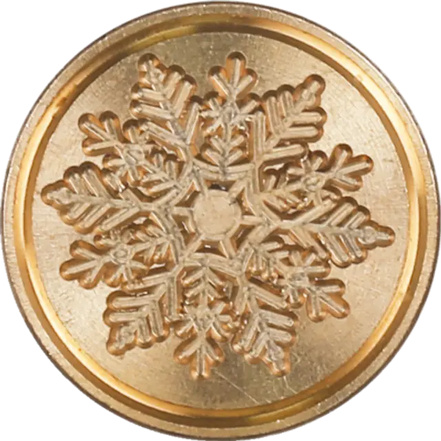 Sigillo per ceralacca fiocco di neve