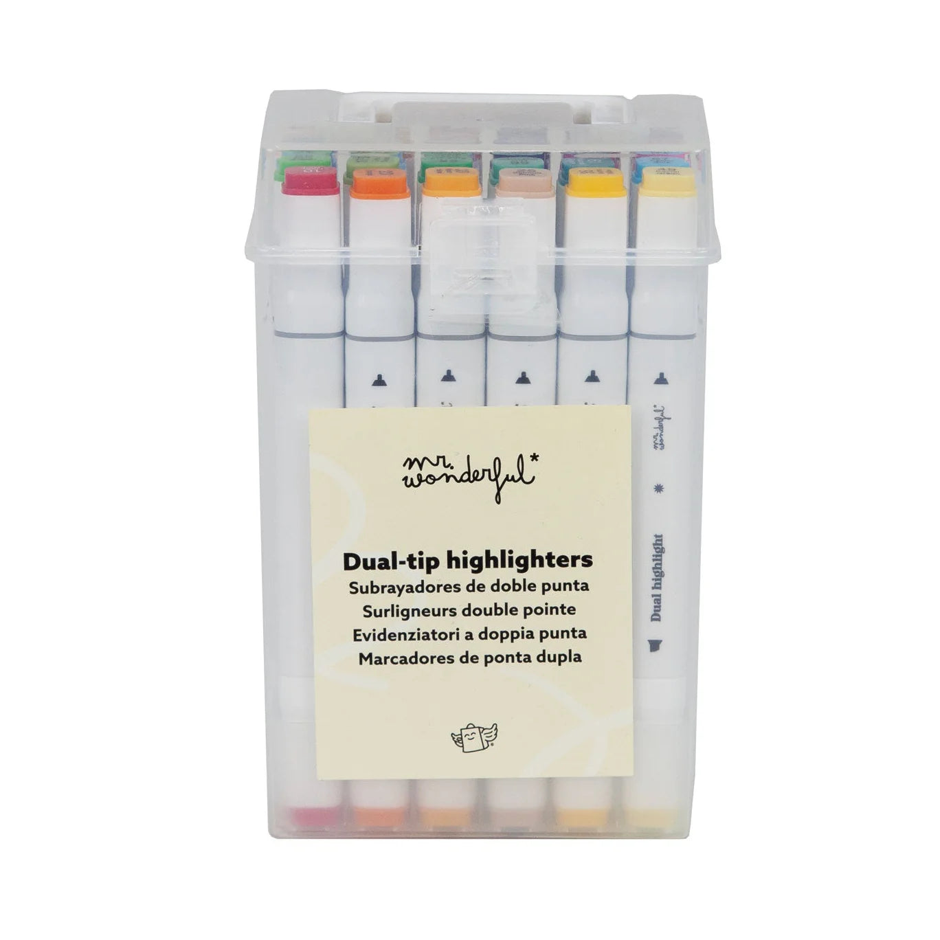 Set di 24 pennarelli doppia punta - Mr Wonderful