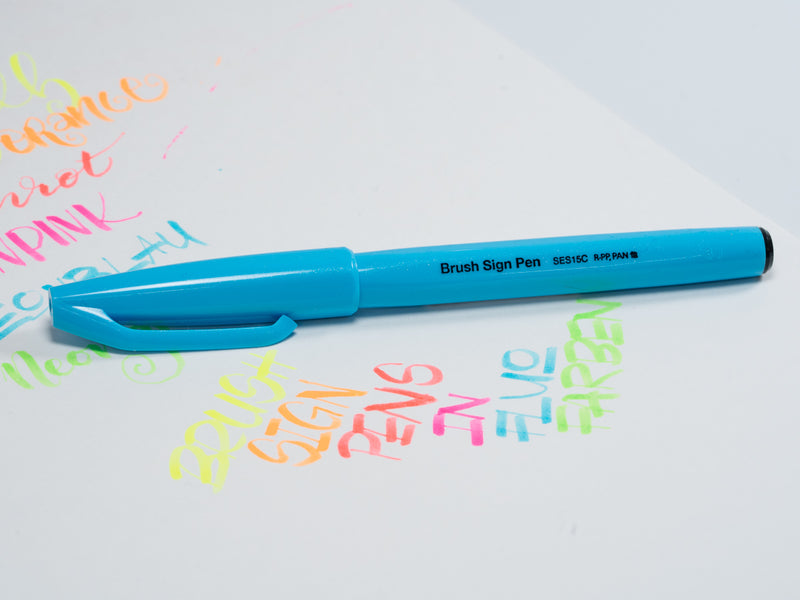 Brush Sign Pen - Pentel new colors